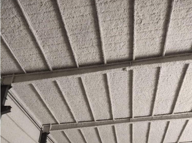 體育館硬質噴涂棉隔熱層案例